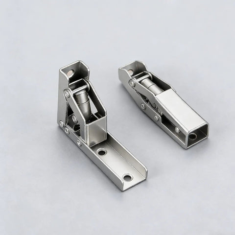 Hidden Cabinet Door Hinges 90 Degree Invisible Folding Hinge 4 Pack With No Visible Hardware For Flush Mount Doors Easy Install