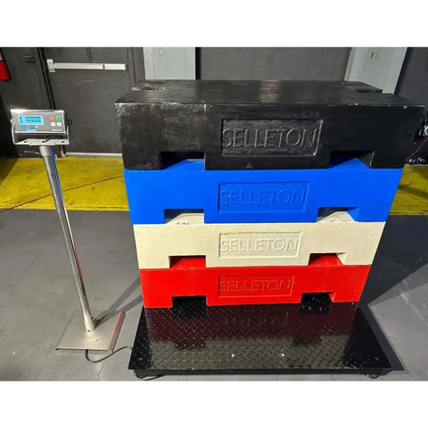 Beefy Heavy Duty Floor Scale For Pallets And Shipping, 48 By 48 Inch Industrial Platform Scale, 10,000 Lb Capacity With 1 Lb Readability