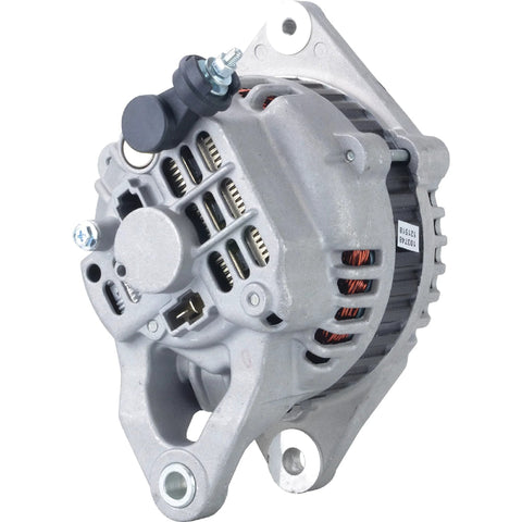 Go-To Upgrade 12V 70A Alternator Replacement For 1986-1988 Mazda RX-7 1.3L, CW Rotation, V1 Pulley, IR Regulator, IF Fan
