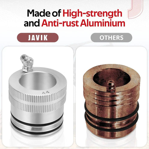 Comparison of 44mm Front And Rear Wheel Bearing Greaser Tool Aluminum For Polaris ATV And UTV Models with alternative