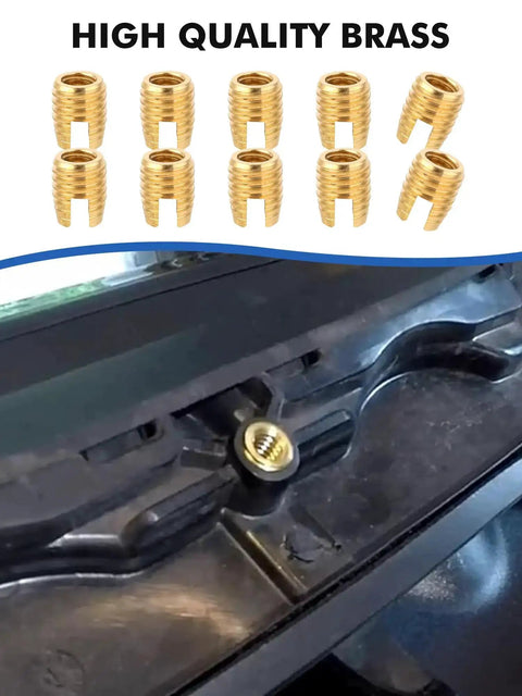 Brass Batwing Thread Insert Repair Kit With Tool For Harley Touring Bikes 1996 To 2026 Electra Glide Street Glide Tri Glide
