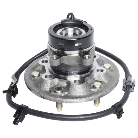 2WD Front Wheel Bearing Hub Assembly With ABS Sensor Fits 2004-2008 GMC Canyon And 2004-2008 Chevy Colorado Plus 2006 Isuzu i-280 2007-2008 i-290 i-370 Front Wheel Hub Replacement