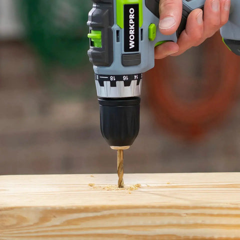 Heavy-Duty Titanium Plated HSS Drill Bit Set With Quick Change Shank, 9-Piece From 1/16 To 3/8 Inch For Metal Wood PVC