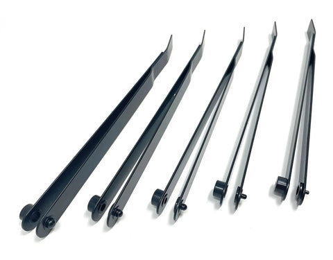 Pro Grade Durable Stainless Steel 5 Piece 6 Inch Hole Finder Tools Kit For Sheet Metal Strap Duplicator Includes Hole Sizes Forty Thirty Twenty One Ten And One Quarter Inch For Quick Precise Layer To Layer Hole Alignment
