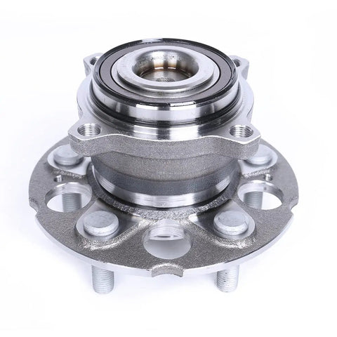 Rear Wheel Bearing Hub Assembly For 2007 2011 Honda CR-V FWD, Set Of 2, 5-Lug Direct Fit showing the hub structure and bolts