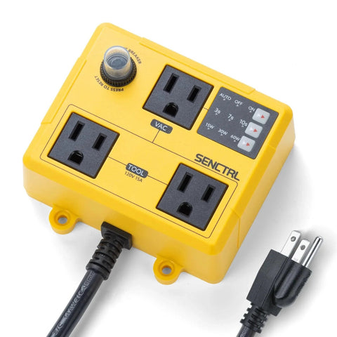 Auto Vacuum Switch AVS3900 For Power Tools Keeps Dust Collectors On And Off Automatically With Dual Tool Outlets