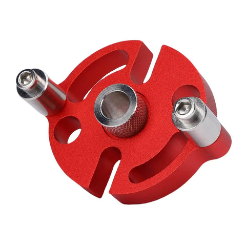 Self Centering Doweling Jig For Woodworking And Furniture Assembly, Aluminum Alloy Dowel Jig Kit With 3 Stainless Steel Drill Bushings