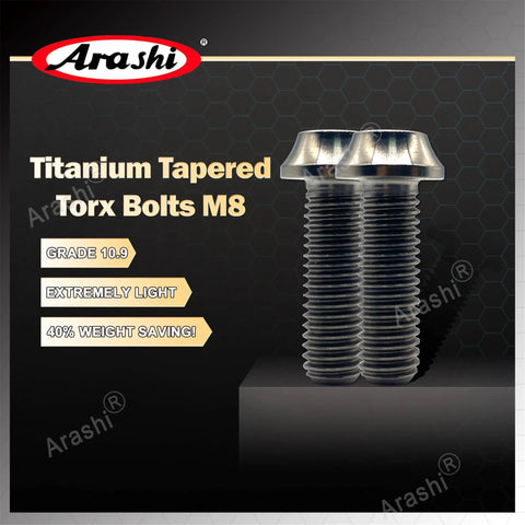 Rearsets Universal Replacement Bolts And Screws Titanium Alloy M8 By 25mm One Point Twenty Five Pitch Hex Allen Socket Head Pack Of 4 In Titanium Gray For Motorsport Race Ready Aerospace And Marine Applications