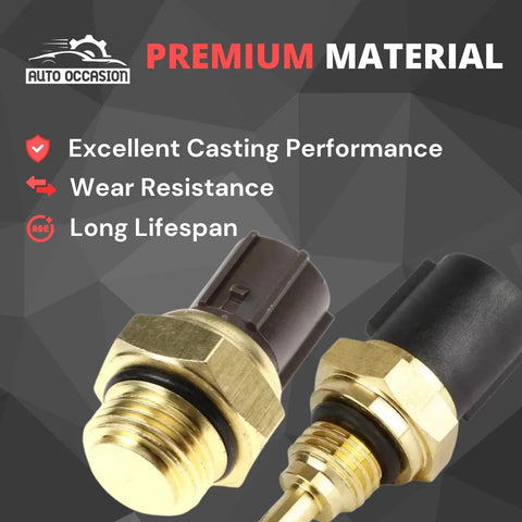 Coolant Temperature Sensor And Cooling Fan Switch Set For Honda Civic Accord Del Sol CRV And Acura Odyssey 2 Pack With 37870PJ7003 And 37760P0003 Direct Replacement Plug And Play High Quality Vehicle Sensor Switch Kit