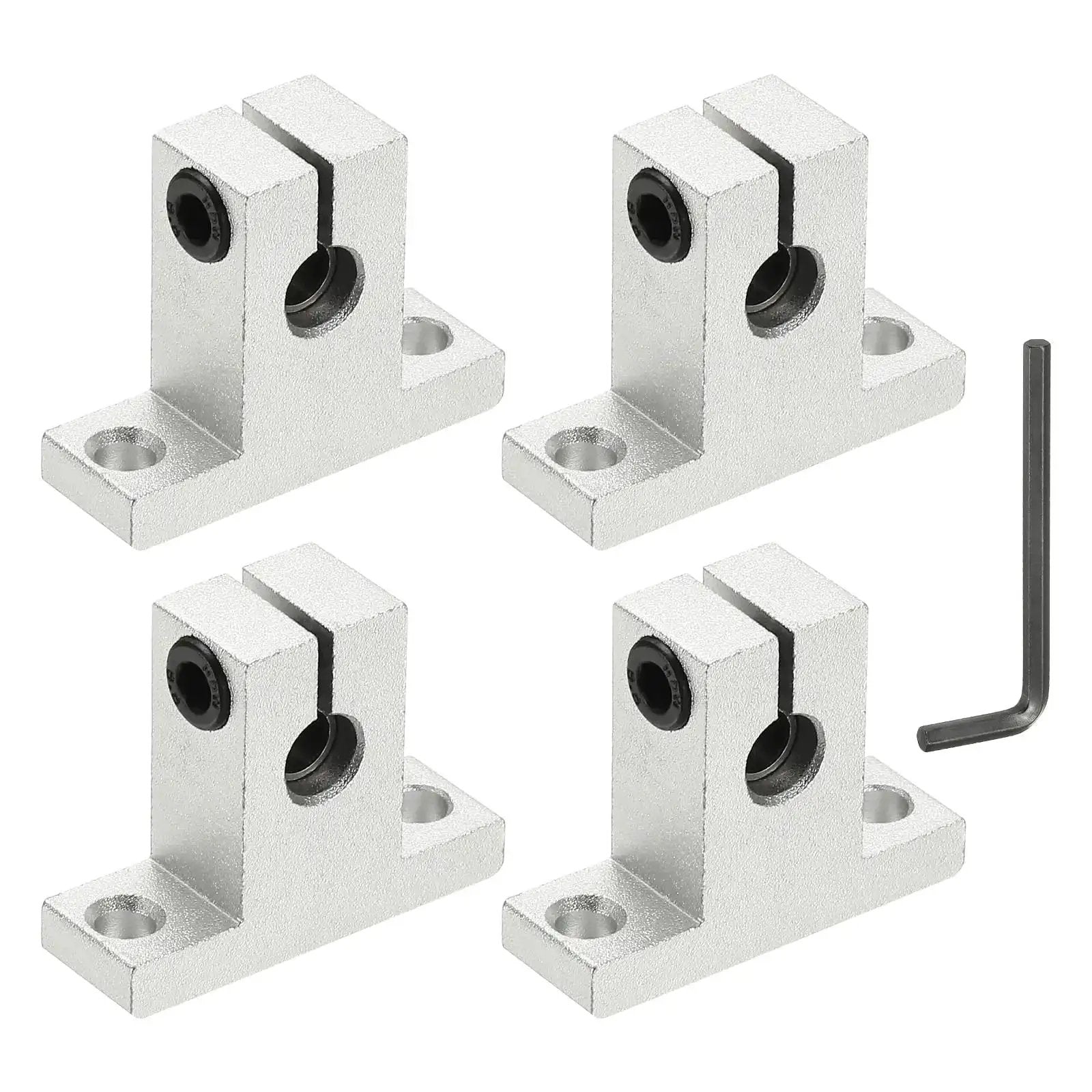 Aluminum 6mm ID Linear Rod Rail Mounting Bracket Set F...