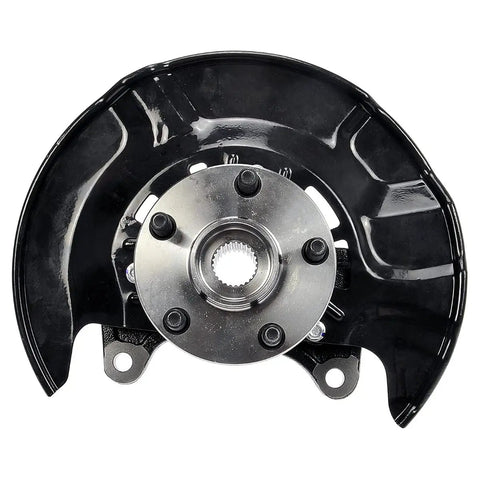 Front view of Beefed-Up Front Steering Knuckles And Wheel Bearing Hub Assembly Replacement For 2009 2013 Toyota Corolla And 2009 2013 Toyota Matrix, 2-Piece Set.