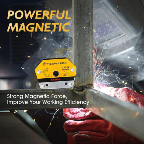 Magnetic Welding Practice Kit With 28.6 Pound Heavy Duty Welding Magnet And 24 Piece 16 Gauge Steel Coupons for MIG TIG Stick.