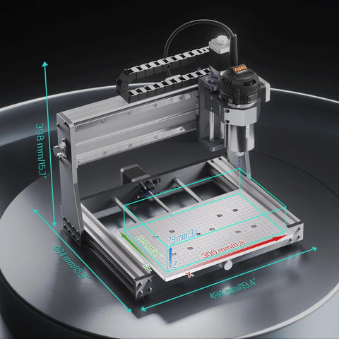 Ultra Power CNC Router For Metal Wood And Acrylic With Upgraded 710W Spindle And All Metal Frame Genmitsu 3020 PRO Ultra