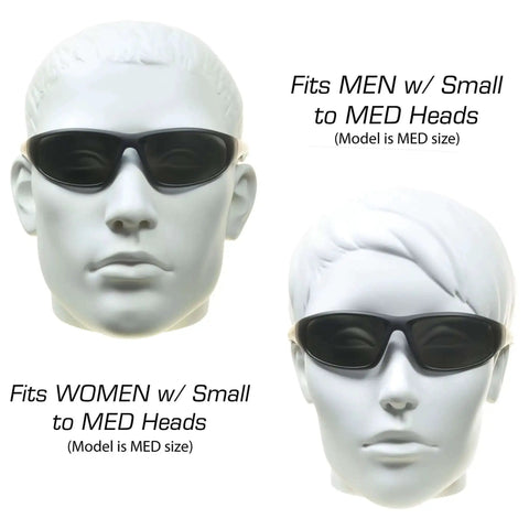 Safety Sunglasses For Men And Women, Work Day Ready Dark Smoke Lenses In Black Frame, Non Prescription Eyewear For Outdoor Jobsites