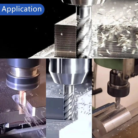 Beast 1/4 Inch Solid Carbide Roughing End Mill With 4 Flute Square End For CNC Milling, AlTiN Coated in action