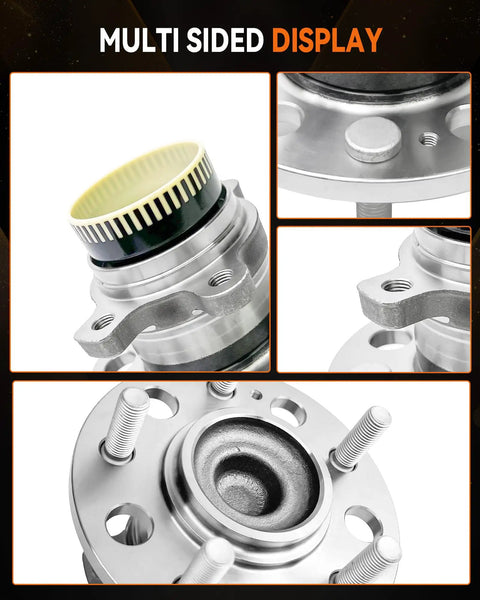 Multi-angle view of Rear Wheel Bearing Hub Assembly 512437 OEM Grade for Kia Optima 2011-2015 5 Lug With ABS