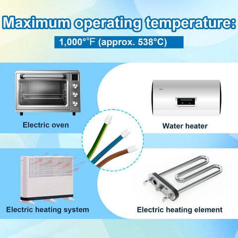 40pcs high-temp ceramic wire connectors, white porcelain twist caps for insulated wiring in heating systems, large size