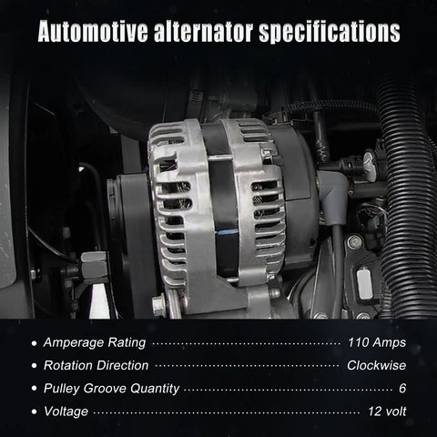 Installed Drop-In High-Output Alternator Replacement For 2010-2013 Hyundai Sonata 2.4L And 2011-2013 Kia Optima 2.4L