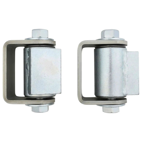 Two Pairs Heavy Duty Weld On Gate Hinges With Sealed Bearings, Adjustable 3.5 To 4 Inch Gap, Zinc Plated