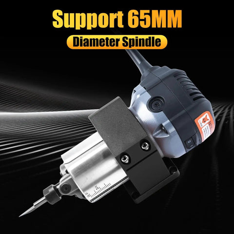 65mm Aluminum CNC Spindle Holder Z Clamp Fits Mauter Pro Masuter 3 3S XE-PRO Vasto CL-4x4 Router Machines, RT0701C Compatible