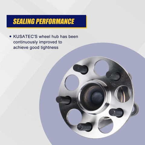 Rear Wheel Bearing And Hub Assembly 512505 For Toyota Prius 2010 To 2015 And Prius Plug In 2012 To 2015 5 Lug With ABS
