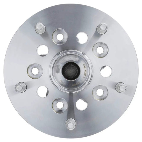 Front view of Front Wheel Bearing And Hub Assembly For Ford Transit 150 250 350 2015 2016 2017 2018 Low Runout With Quad Lip Seal