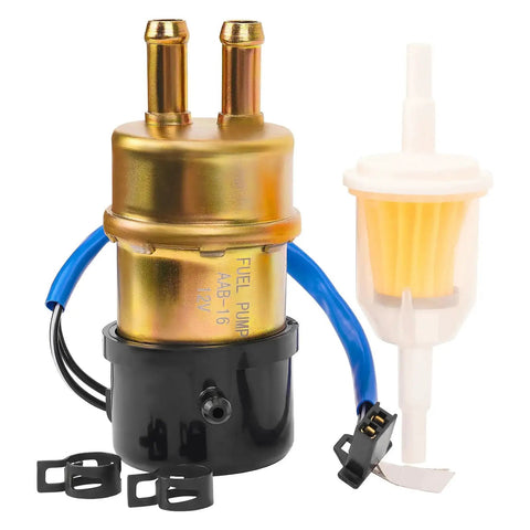 12V Electric Fuel Pump Fits Honda Goldwing GL1200A 1984-1987 and V65 Magna VF1100C 1983-1985, Plug and Play 42 LPH Flow