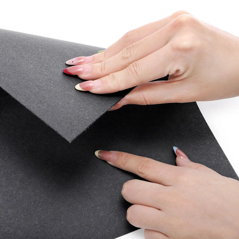 Gasket paper sheet, Peohud, non-asbestos, dark gray high-temperature gasket material, 15 x 11.8 in