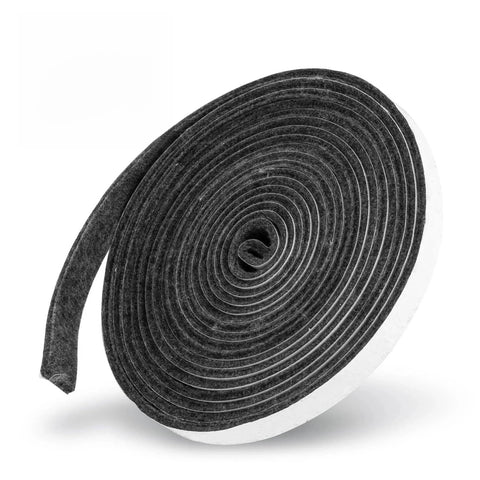 Roll of One Half Inch By One Eighth Inch High Temp Smoker Gasket Replacement LavaLock Self Stick 15 Foot Seal