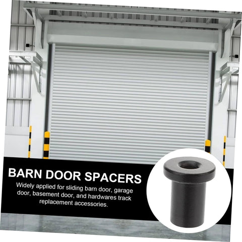 Five Piece Barn Track Spacers Set For Sliding Doors, Flat Track Hardware Wall Mounts, Heavy Duty Wall Supports For Garage And Basement