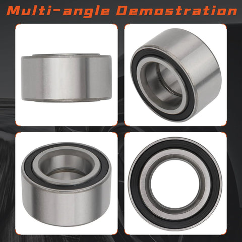 Pair Front Wheel Bearings For Ford C-Max 2013-2018, Escape 2013-2019, Focus 2012-2018, Transit Connect 2014-2023, Lincoln MKC 2015-2019 With ABS Left And Right Front Bearings Replacement