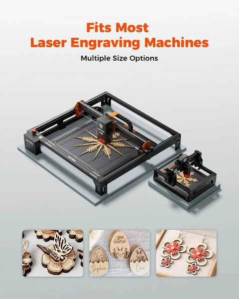 Honeycomb Laser Bed 300x300mm For Diode CO2 Fiber Laser Engravers With Aluminum Backing Plate Heavy Duty Honeycomb Table