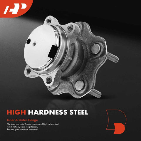 2 X Rear Wheel Bearing And Hub Assembly 5 Lug For Nissan Sentra 2007-2012 L4 2.5L High Load Ball Bearing Hub Replacement