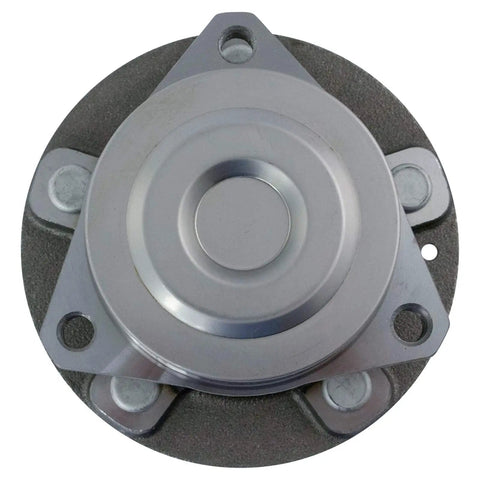 Front view of the Two Piece Wheel Bearing And Hub Assembly Set For Driver Side And Passenger Side, DIY Friendly Install for GM cars.
