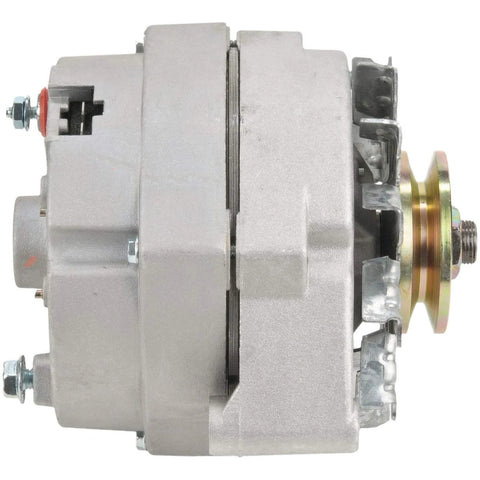 Premium 100 Percent New 63 Amp Alternator For Select 1972 1990 Buick Chevrolet GMC Jeep Oldsmobile Pontiac side view
