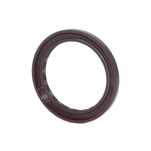 Rotary Shaft Seal for Hydraulic Pump and Motor 55-70-7mm Bore DMHUI Spring Loaded With Dust Lip, brown ring close-up