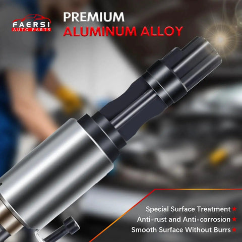 Close-up of premium aluminum alloy 2 Pack Camshaft Variable Valve Timing Solenoids VCT Solenoids 8L3Z-6M280-A And 8L3Z-6M280-B Replacement