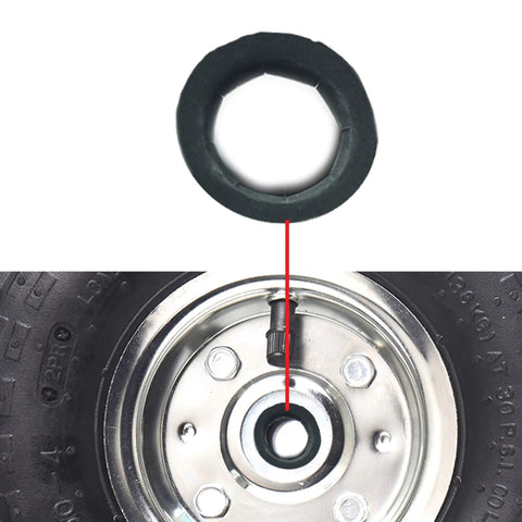 Eight Pack Spring Steel Push-On Push Nuts For Dolly Wheels Fits Five Eighths Inch Dolly Axle Rods With Oiled Phosphate Finish