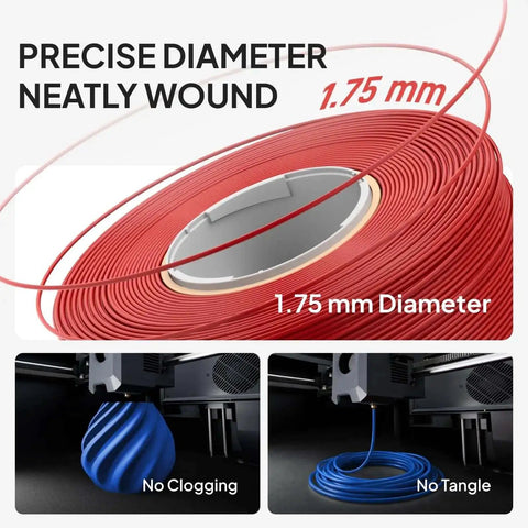 Pink PLA Filament With Reusable Spool 1kg 1.75mm For 3D Printing High Dimensional Accuracy Easy Install Detachable Spool Fits Most Printers