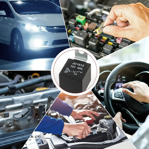 Plug And Play Main Relay Upgrade Kit For Honda Civic 92 01, Acura Integra 94 01, CRV 97 01, electrical components and installation scenes