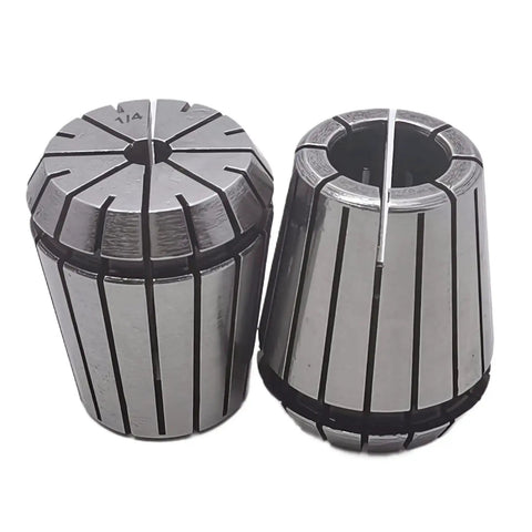 Quarter Inch Spring Collet Set For CNC Engraving Machines And Milling Lathe Tools, Two Pack, ER32 Compatible, steel construction