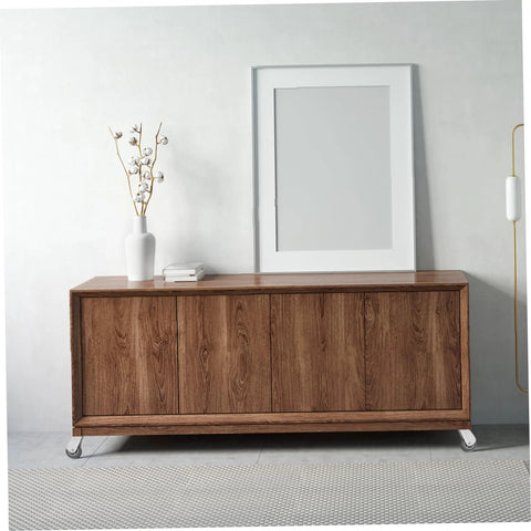 Wooden sideboard on door roller wheels for sliding wardrobe and barn doors anti droop support wheel for garden gates and yard fences.