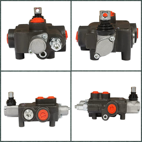Heavy Duty 1 Spool Hydraulic Directional Control Valve 4 Way 3 Position Spring Center with 21GPM Max Flow and 3600PSI rating