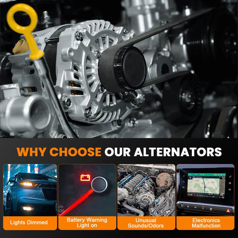 High Output 110A Alternator Replacement Direct Fit For 6 3.7L 2009 2013 And CX 9 3.5L 2007 3.7L 2008 2015 2014 2015 Installed in Engine