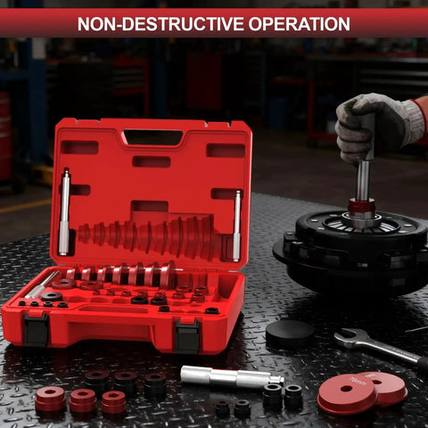 43 Piece Bearing Press Kit With Bearing Race And Seal Driver Set for Professional Seal Installation and Bearing Pressing in use