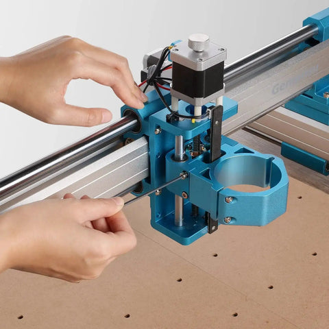 Installing 65mm Aluminum CNC Spindle Holder Mount Compatible With 3018 Pro, 4040 Series, 3020-Pro Max V2, CNC machines upgrade kit