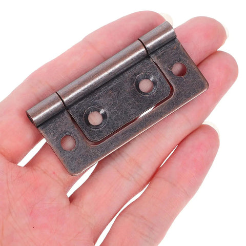 Heavy Duty Silent Bearing Cabinet Hinges Set For Kitchen Bedroom And RV Doors With Stainless Steel Construction Weatherproof Finish High Load Capacity Built To Last Smooth Quiet Operation Easy Alignment 10 Pieces By SOPOTUTU displayed on hand