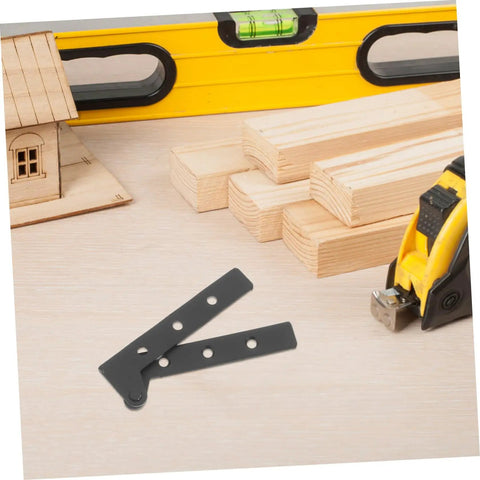 Heavy Duty Rotatable Hidden Door Hinges 2 Pack for Cabinets, Secret Doors and Bookcases Concealed Pivot Hinges on table