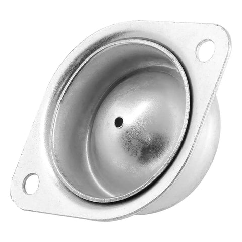 Eight Pcs 1 Inch Ball Transfer Bearings Set Nylon Conveyor Ball Rollers With 360 Degree Rotation Each Ball Supports Up To 66 Lbs Base Size 2.75 By 1.97 By 1.23 Inches Ideal Roller Casters For Transmission Furniture And Wheelchair Applications side view