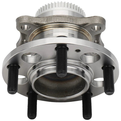 Front view of Rear Wheel Hub And Bearing Assembly 512492 For Hyundai Elantra 2011-2016, solid metal construction with five bolt holes.